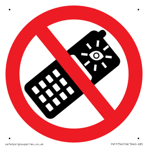 P910 Prohibition: No camera phones